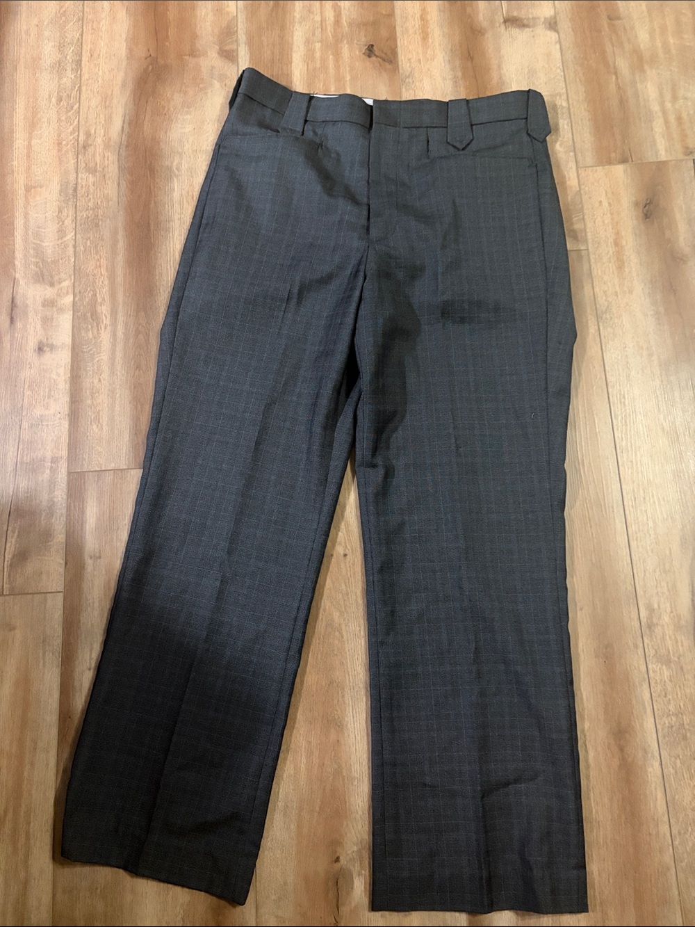 NWT Men's Tailored Dress Pants in Dark Gray 34/28.5